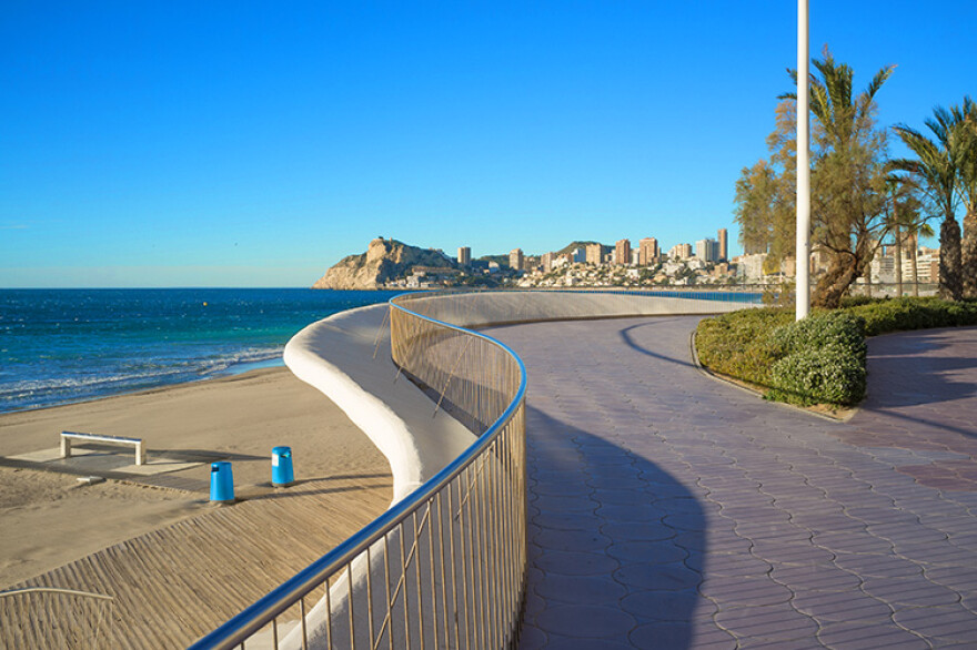 Promenade in Benidorm