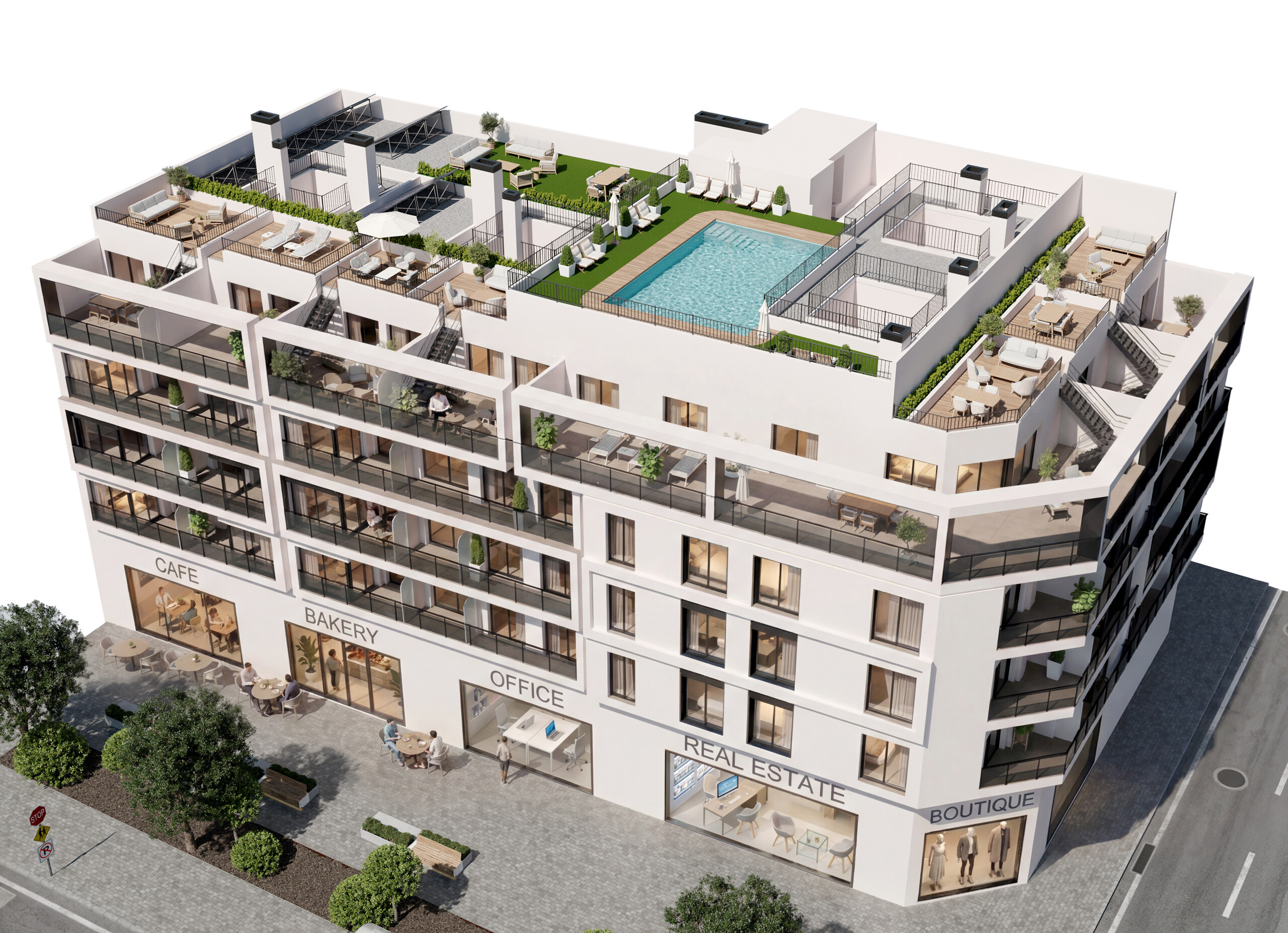 Nieuwbouwproject in de stad Alicante: Edificio Erandi 2