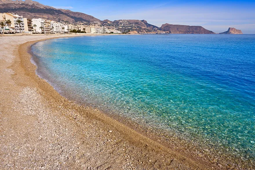 De stranden van Altea